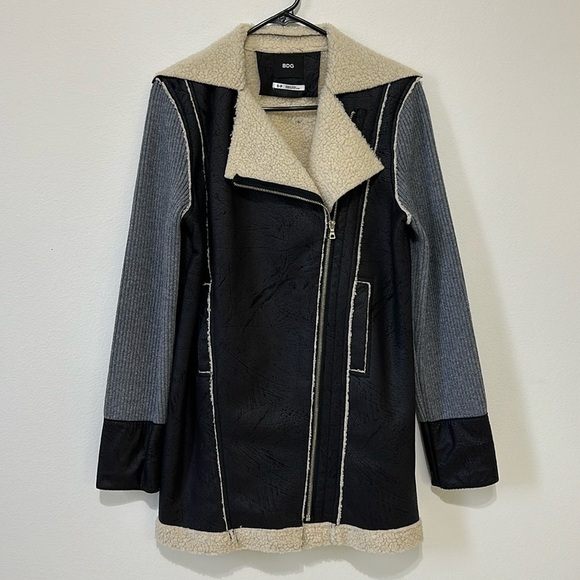 BDG Mixed Media Wool Sheep Cashmere Lining and Trim - S - Picture 7 of 13